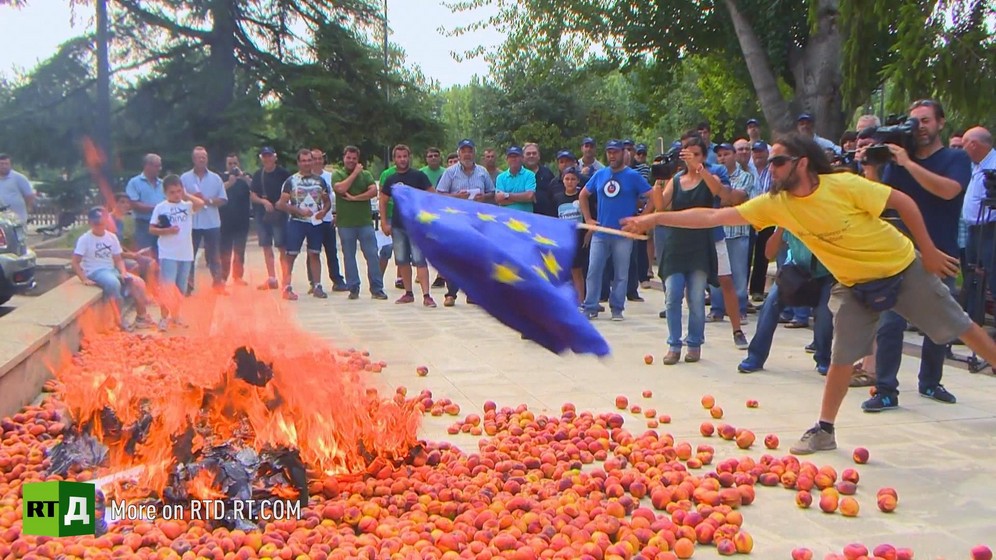 EU farmers protest 