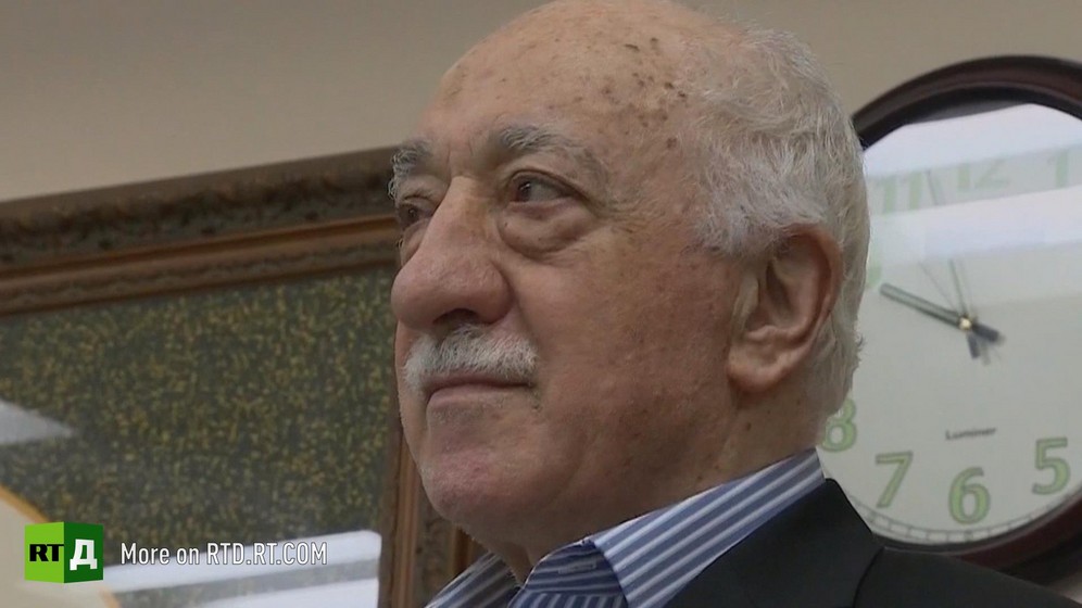 Headshot of Fethullah Gulen, an influential Turkish preacher, taken at his home in Pennsylvania, USA. Still taken from RTD's documentary series on Fethullah Gulen, The Gulen Mystery, Episode 1: Gulen's Schools.