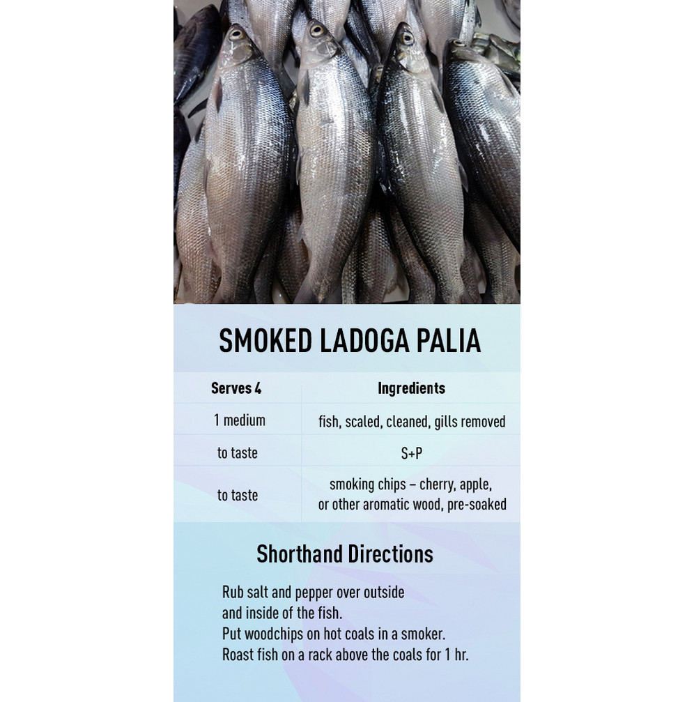 Smoked Ladoga Palia recipe