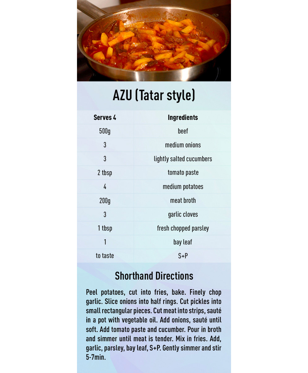 Azu (Tatar style) recipe