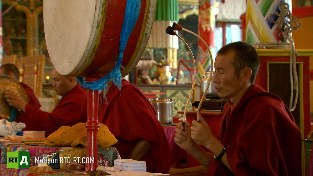 Buddhist monks in Buryatia