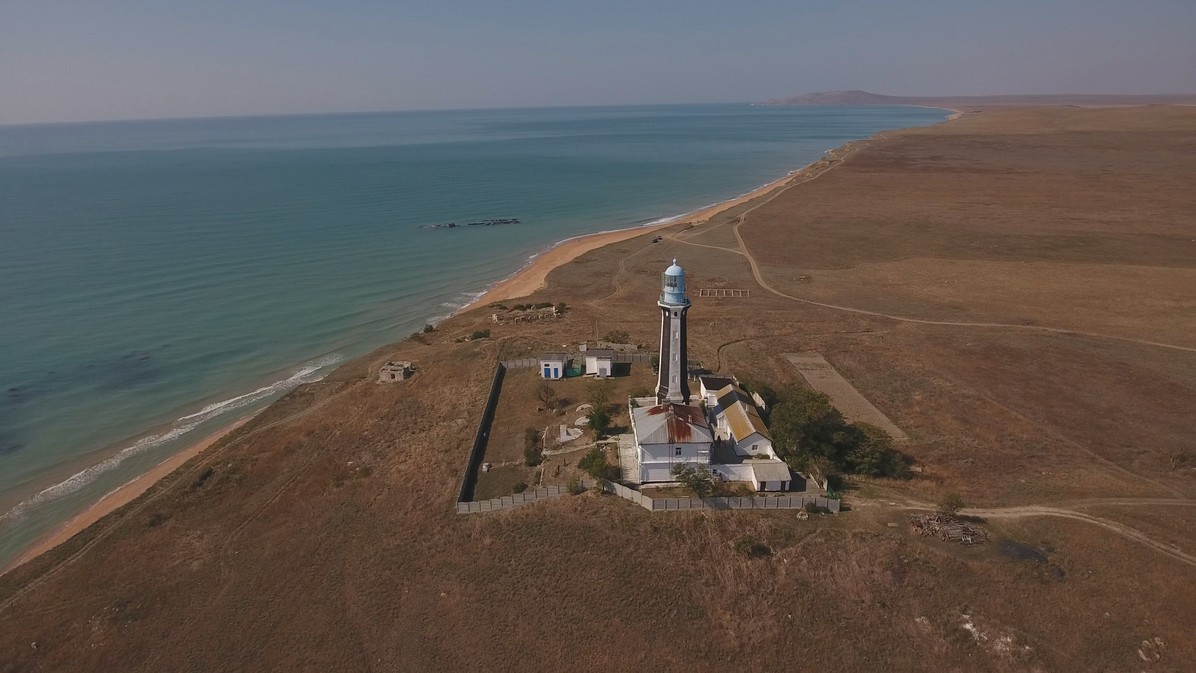 The Kyz-Aul lighthouse on the Kerch Peninsula. © A still from the documentary film The Bridge.