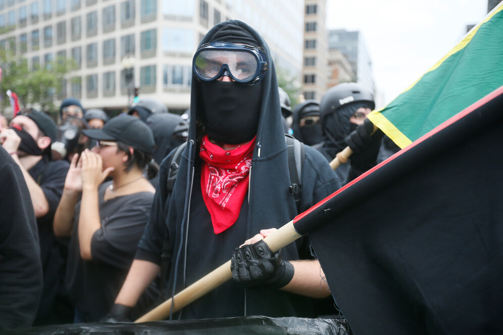 antifa march marks charlottesville protests