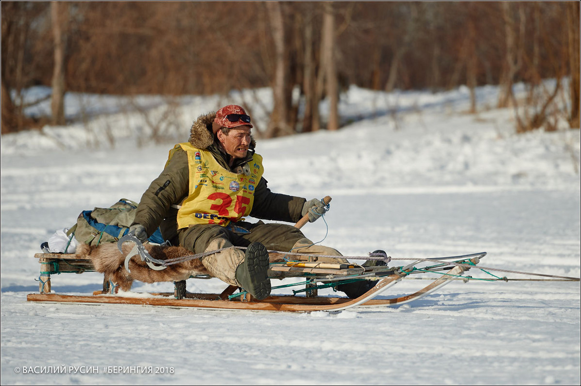 A traditional 'narta' sled