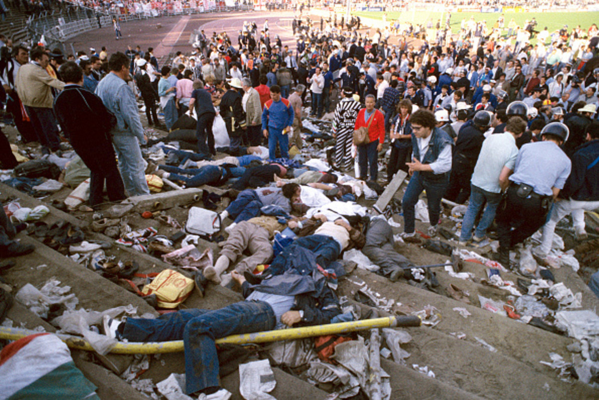 39 people died at the Champions Cup final in Brussels on May 29, 1985 / Getty Images