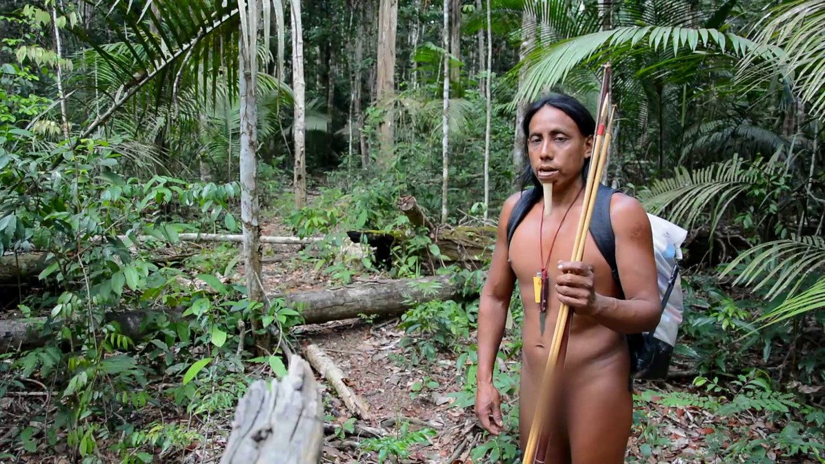 Indigenous Zo'e tribe in Amazon forest