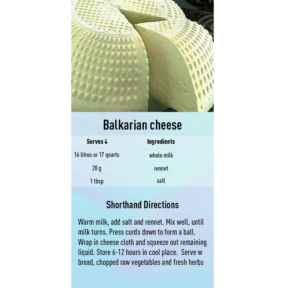 Balkarian Cheese recipe