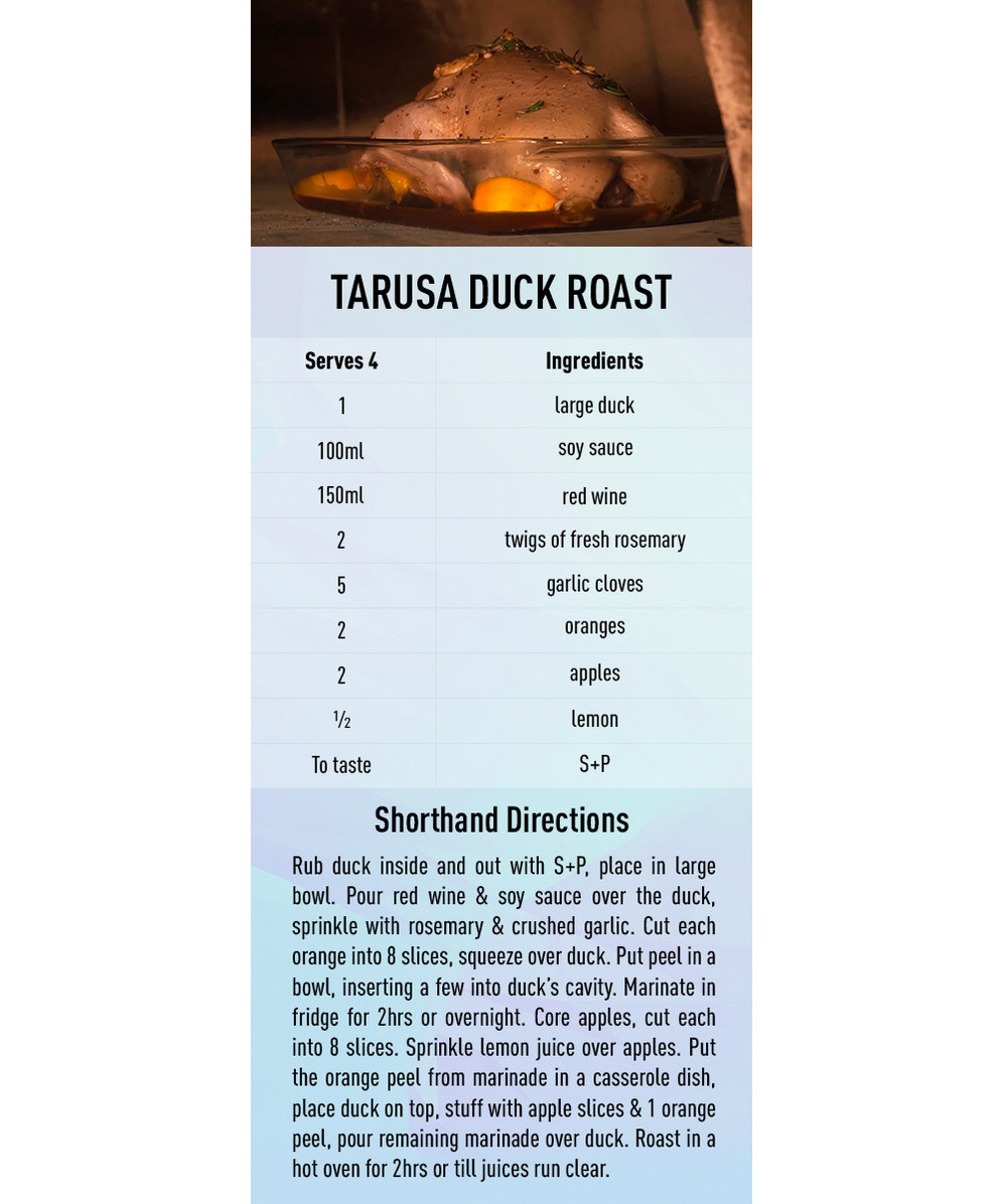 Tarusa Duck Roast recipe