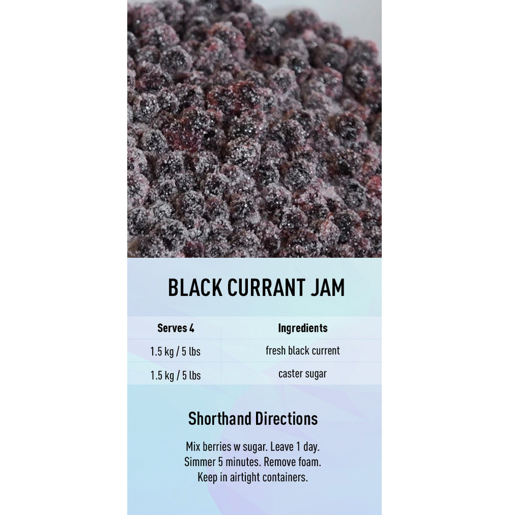 Black Currant Jam recipe