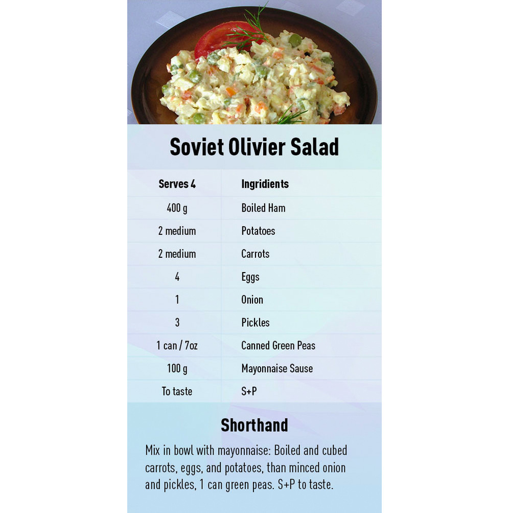 Soviet Olivier Salad recipe