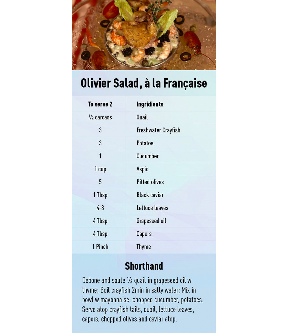 Olivier Salad, a la Francaise recipe