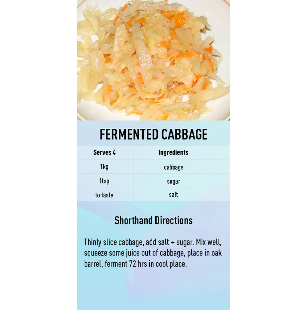 Fermented Cabbage recipe