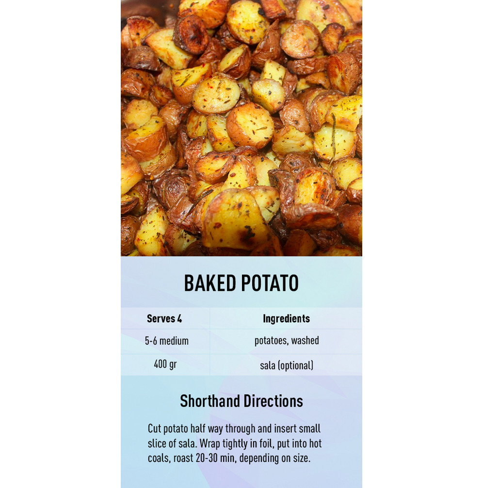 Baked potato recipe