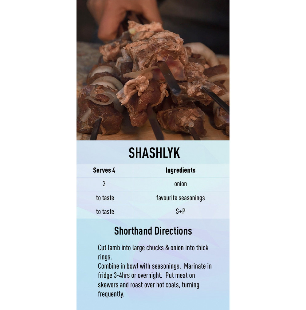 Shashlyk recipe