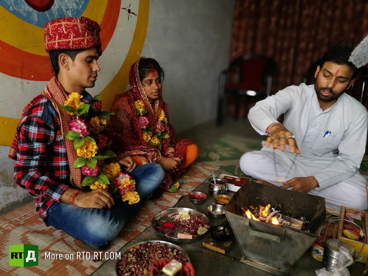 Secret wedding of an Indian couple © Natalya Karachkova / RT
