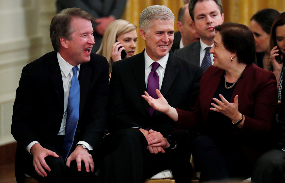 supreme justices Brett Kavanaugh and Neil Gorsuch