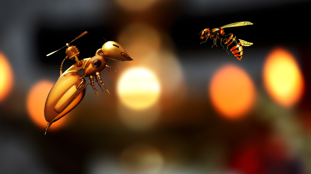 robobees to pollinate crops