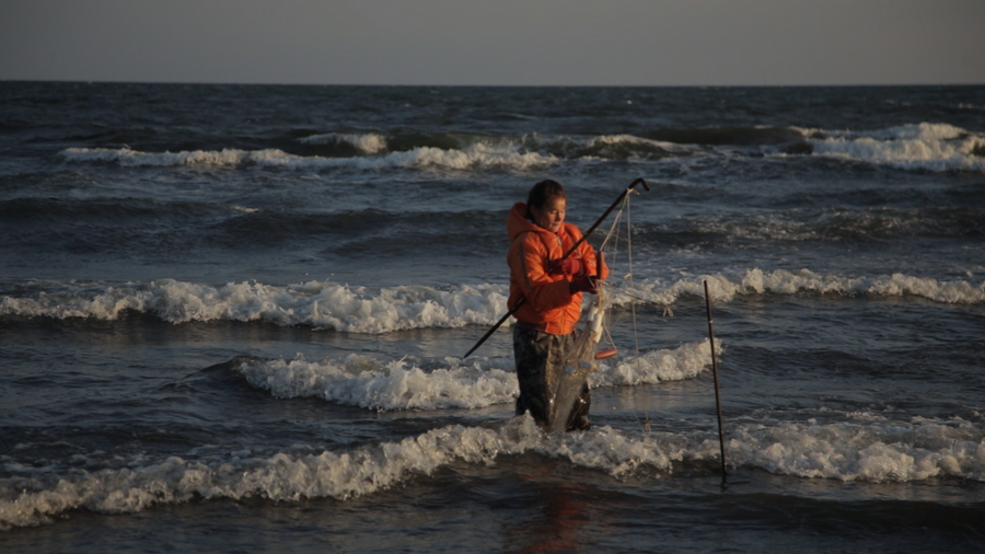 Anna, a fisherwoman from Sakhalin